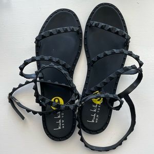 Nicole Miller Strappy Flat Sandals